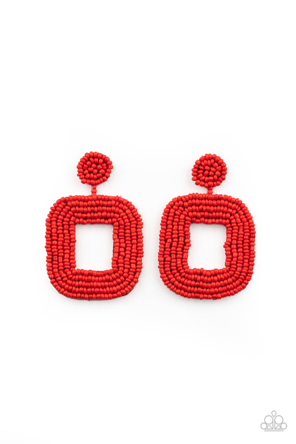 Beaded Bella - Red-paparazzi