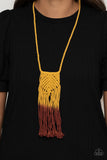 Look At MACRAME Now - Yellow- paparazzi