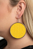 Wonderfully Woven - Yellow-paparazzi